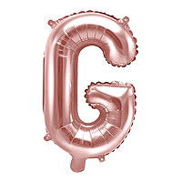 Ballon Lettre G Rose Gold