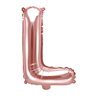 Ballon Lettre L Rose Gold