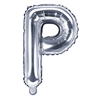 Ballon Lettre P Argent