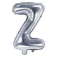 Ballon Lettre Z Argent