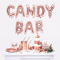 Ballons Lettres CANDY BAR