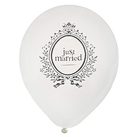 Ballons Just Married x8