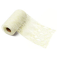 La Bobine Ruban Dentelle Ivoire 10cm x 10m