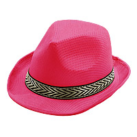 Chapeau Borsalino Fuchsia pas cher