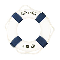 Bouée Décoration Thème Mer avec Corde