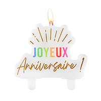 Bougie Anniversaire Festicolor Originale