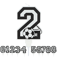 bougie Football Anniversaire Chiffre