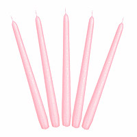 Bougies Flambeaux Rose
