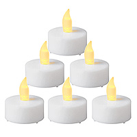 Bougies Led Chauffe Plat Blanches pas cher
