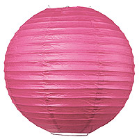 Boule Lampion Géante de Décoration Fuchsia 50 cm