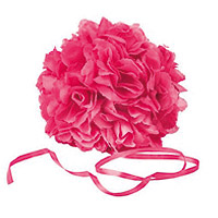 Boule Fleurs Artificielles Roses Mariage Fuchsia