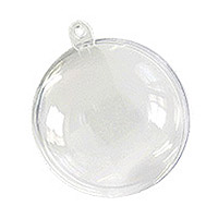 Petites Boules Pvc Transparent 5cm Contenant