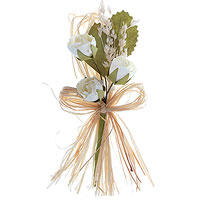 Bouquet 3 petites roses champetre