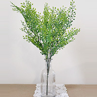 Bouquet De Fougères éternelles Vertes - 10 Pièces, Feuilles Naturelles Sans Entretien, Décoration Intérieure Maison/bureau