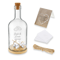 Bouteille Livre d'Or Mariage Personnalisé