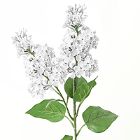 Branche Lilas Artificiel Blanc pas cher