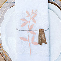 Branches Feuilles Marque Place Etiquettes