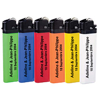 Lot de 50 Briquets Couleurs Personnalisés