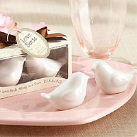 Salière et Poivrière Colombes Cadeau Invité Mariage