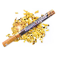 Le Canon Explosif Confettis Rectangles Metalliques