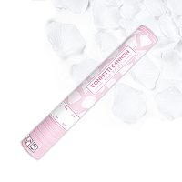 Canon Lancer Pluie Confettis Pétales Rose Blanc