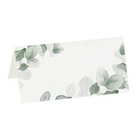 Carton Marque Place Invités Eucalyptus Vert Sauge