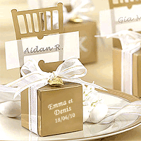 Marque Place Chaises Boites Mariage