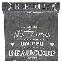 Chemin de Table Je T'Aime Vintage