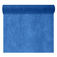 Chemin de Table Bleu Marine Tissu Intissé 10 m