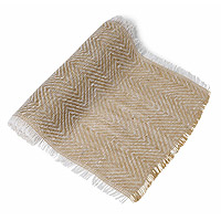 Chemin de Table Jute Chevrons Bicolore