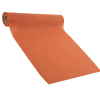 Chemin de Table Mousseline Coton Terracotta