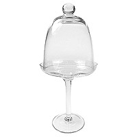 Cloche en Verre sur Pied Décoration