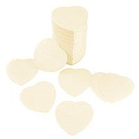 Confettis Ivoire Coeurs en Papier Mariage
