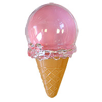 Cornet à Glace Pvc Contenant Dragées