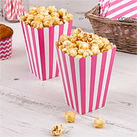 Cornets Carton Pop Corn Rayés pas cher