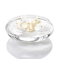 Coupelle en Verre Ronde Bougies Flottantes
