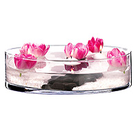 Coupelle en Verre Ronde Droite Mariage