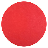 Dessous Assiette Rond Rouge Intissé