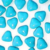 Dragées Petits Coeurs Discount Turquoise 500gr