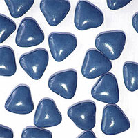 Dragées Petits Coeurs Bleu Marine au Chocolat 250g