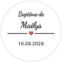 12 Etiquettes Rondes Autocollantes Transparentes