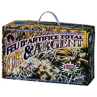 Feu d'Artifice Automatique Portable Or et Argent 120