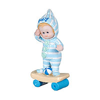 Bebe Garcon Skateboard Sujet Bapteme Deco Table