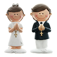 Petites Figurines Communion Décoration Style Bd