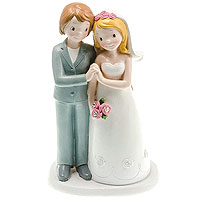 Figurine Couple Mariées Filles Style Bd