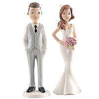 Figurine Mariage Tenue Moderne