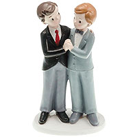 Figurine Couple Mariés Hommes Style Bd