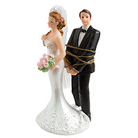 La Figurine des Mariés Ligotés CORDE