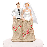 Figurine Piece Montee Mariage Fun Just Married