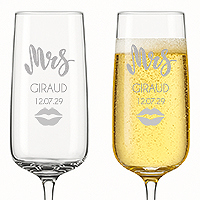La Flute Gravée Design Mrs Femme